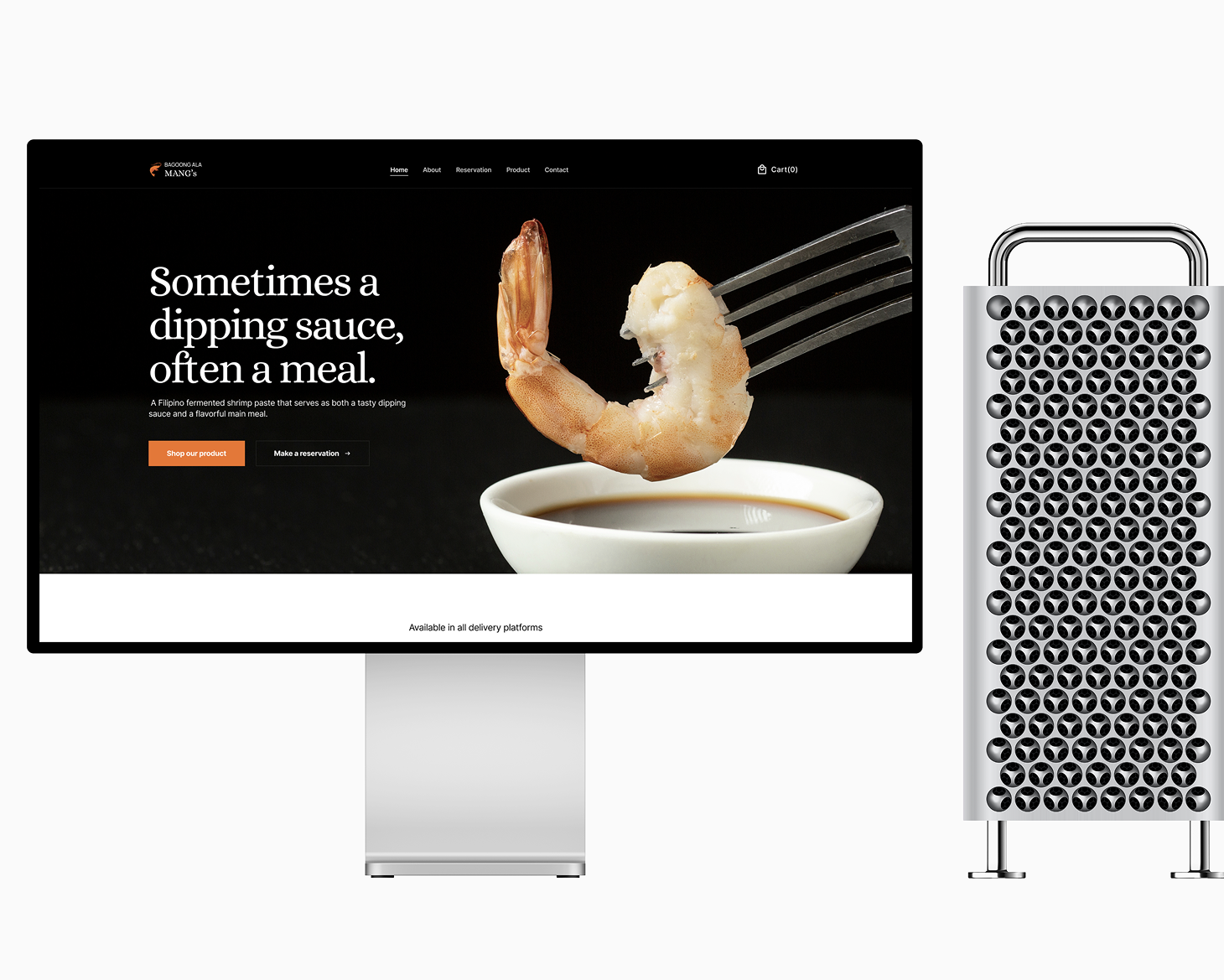 bagoong ala mang's apple studio mockup
